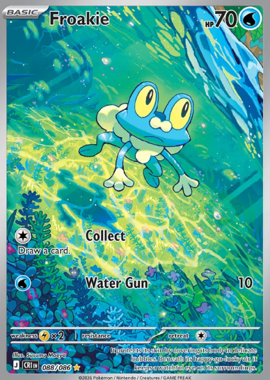 #088 Froakie Mega Evolution Chaos Rising