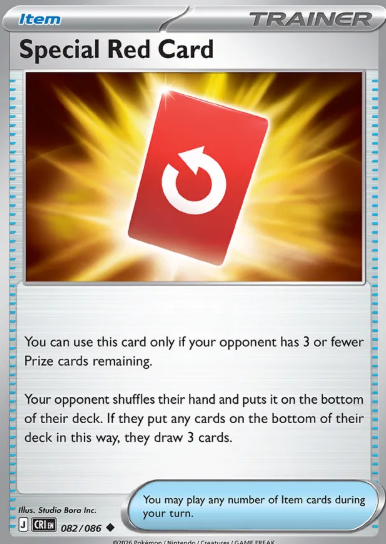 #082 Special Red Card Mega Evolution Chaos Rising