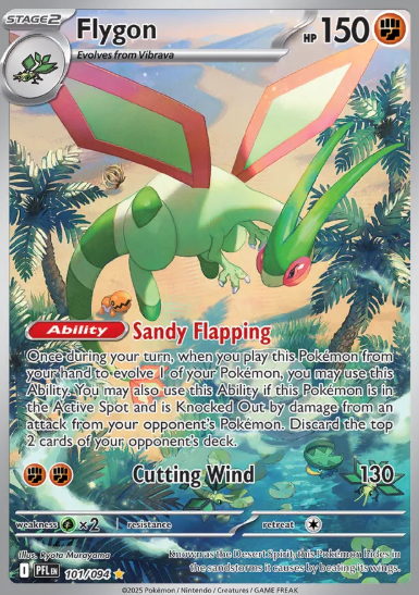 #101 Flygon Mega Evolutions Phantasmal Flames