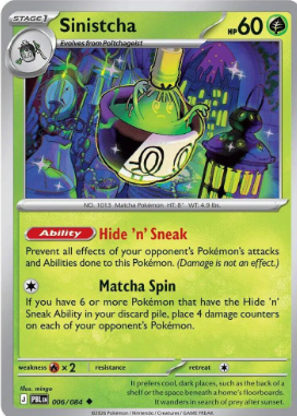 #006 Sinistcha Mega Evolution Pitch Black