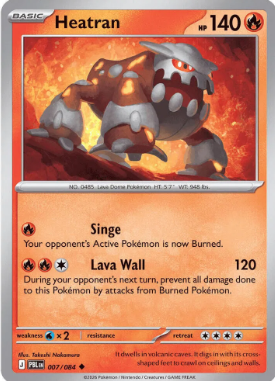 #007 Heatran Mega Evolution Pitch Black