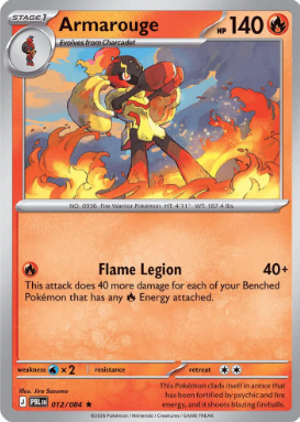 #012 Armarouge Mega Evolution Pitch Black