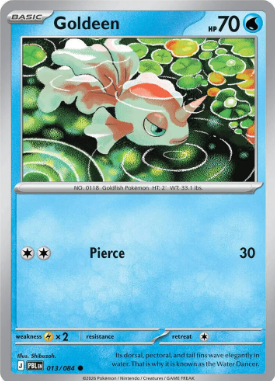 #013 Goldeen Mega Evolution Pitch Black