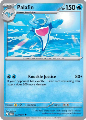 #022 Palafin Mega Evolution Pitch Black