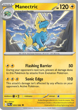 #024 Manectric Mega Evolution Pitch Black
