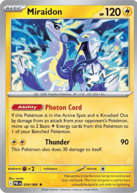 #028 Miraidon Mega Evolution Pitch Black