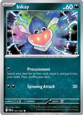 #051 Inkay Mega Evolution Pitch Black