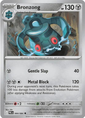 #064 Bronzong Mega Evolution Pitch Black