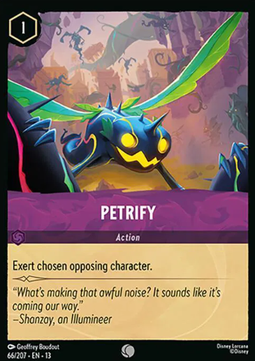 #066 Petrify - Common - Disney Lorcana Attack of the Vine