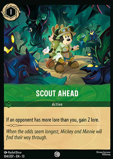 #104 Scout Ahead - Common - Disney Lorcana Attack of the Vine