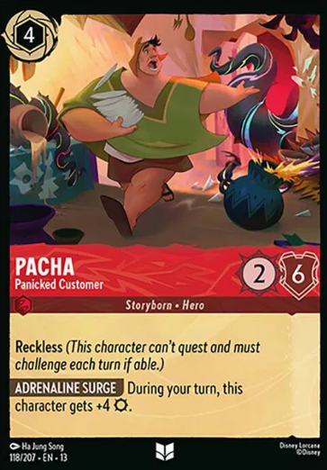 #118 Pacha FOIL - Uncommon - Disney Lorcana Attack of the Vine