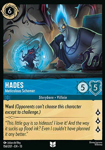 #156 Hades - Uncommon - Disney Lorcana Attack of the Vine
