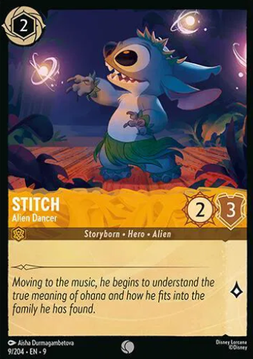 #009 Stitch - Common - Disney Lorcana Fabled