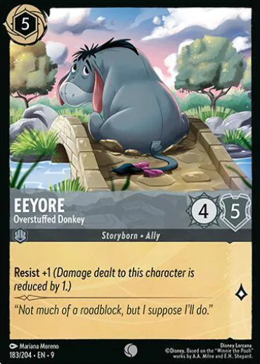#183 Eeyore - Common - Disney Lorcana Fabled