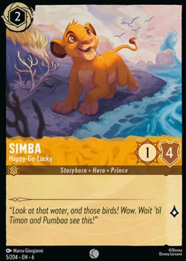 #005 Simba - Disney Lorcana Azurite Seas