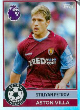 #382 Stiliyan Petrov Aston Villa (Retro Threads)