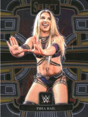 #058 Thea Hail Base Red and Blue WWE Select 24
