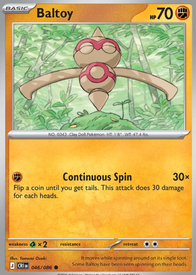 #046 Baltoy Mega Evolution Chaos Rising