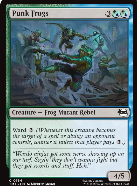 #0164 Punk Frogs - Magic: The Gathering TMNT