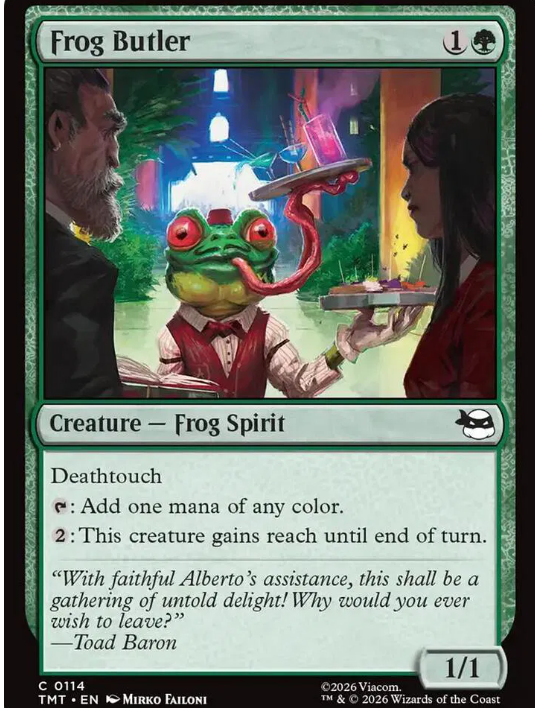 #0114 Frog Butler - Magic: The Gathering TMNT