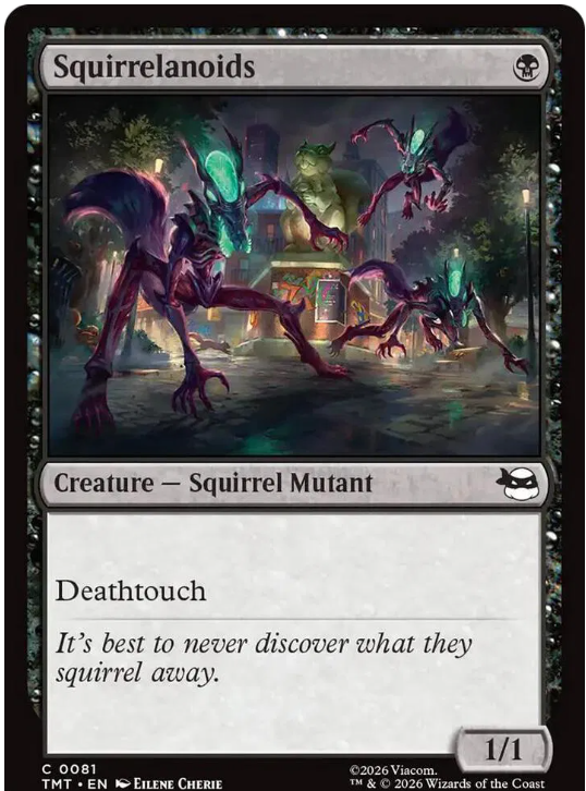#0081 Squirrelanoids - Magic: The Gathering TMNT