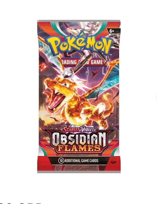 Pokémon Card Obsidian Flames booster pack new & sealed!