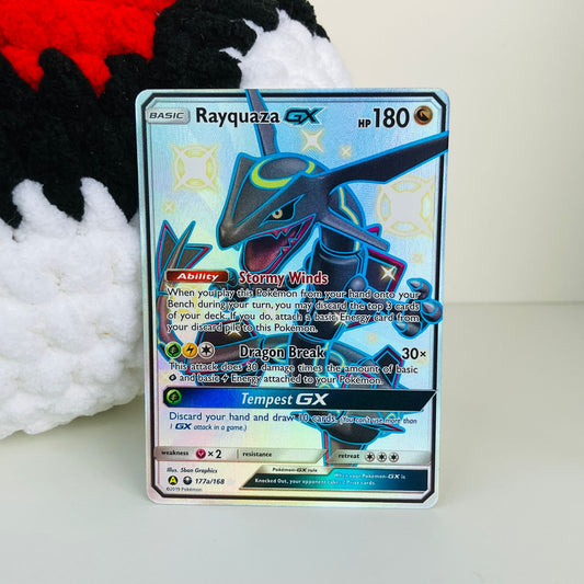 🐉 Rayquaza GX 177a/168  Full Art Hidden Fates SM Black Star Promo
