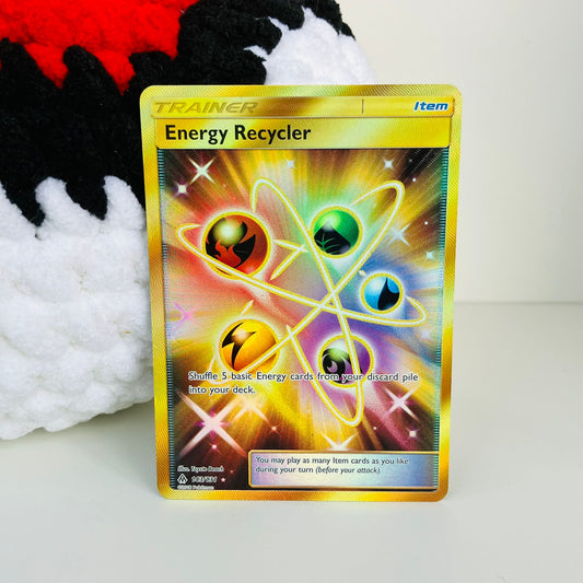 ♻️ Energy Recycler 143/131  Forbidden Light Secret Rare Trainer Card (Played With)