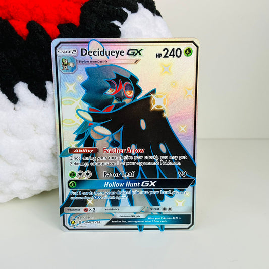 🍃 Decidueye GX SV47 – Hidden Fates