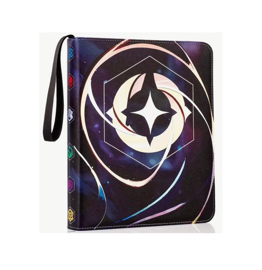 Premium Lorcana Trading Card Binder – 900 Card Capacity, 9-Pocket Pages, Zippered, Archival Safe – for Pokémon, MTG, Yu-Gi-Oh!, Sports Cards & More