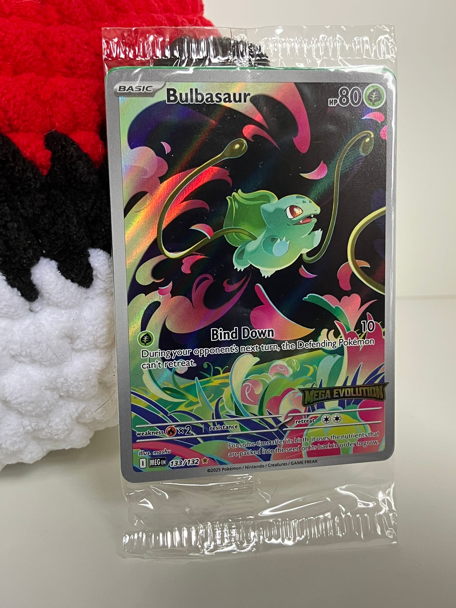 Bulbasaur #133 Mega Evolutions Stamped Cob and Pip Ltd. Bulbasaur #133 Mega Evolutions Stamped Cob and Pip Ltd.