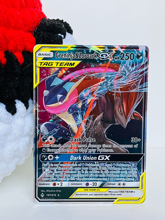 #107 Greninja&Zoroark GX Unbroken Bonds
