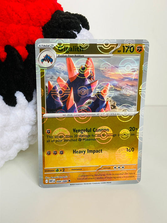 #048 Gigalith White Flare Pokeball
