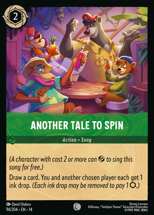 English Disney Lorcana Hyperia City card 96/204 — Another Tale to Spin - Non-Foil 96/204
