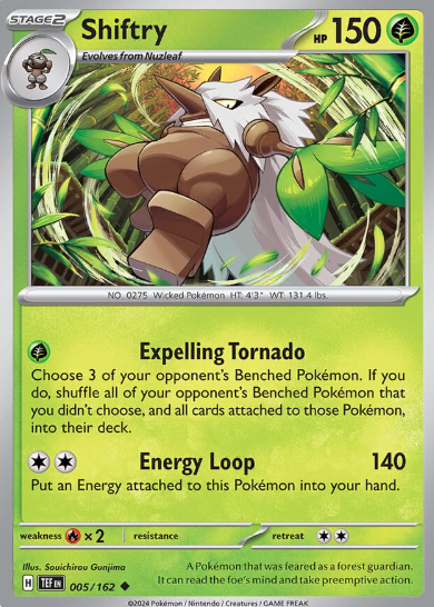 #005 Shiftry  Temporal Forces