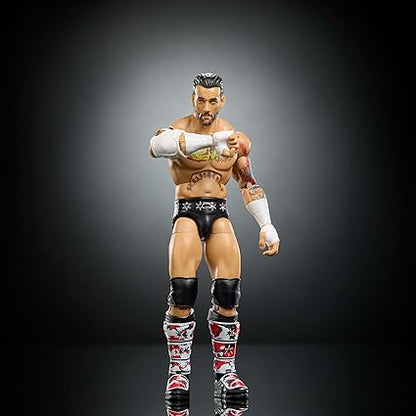WWE Elite Collection CM Punk with Swappable Hands & Ring Gear, JHV13