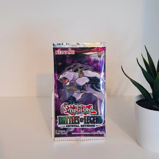 Yu-Gi-Oh!-Battles of Legends Crystal Revenge (First Edition) Booster Pack-SEALED NEW