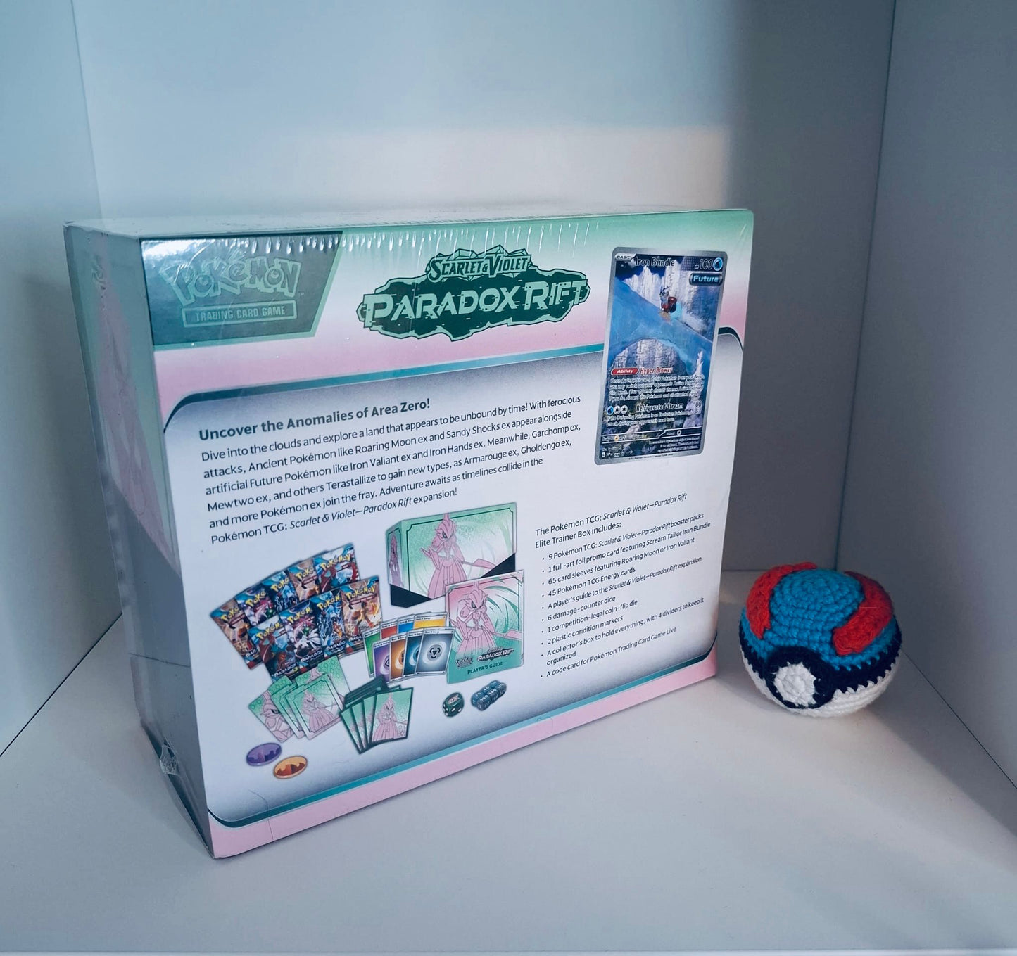 Pokemon TCG: Paradox Rift Iron Valiant Elite Trainer Box - ETB SEALED