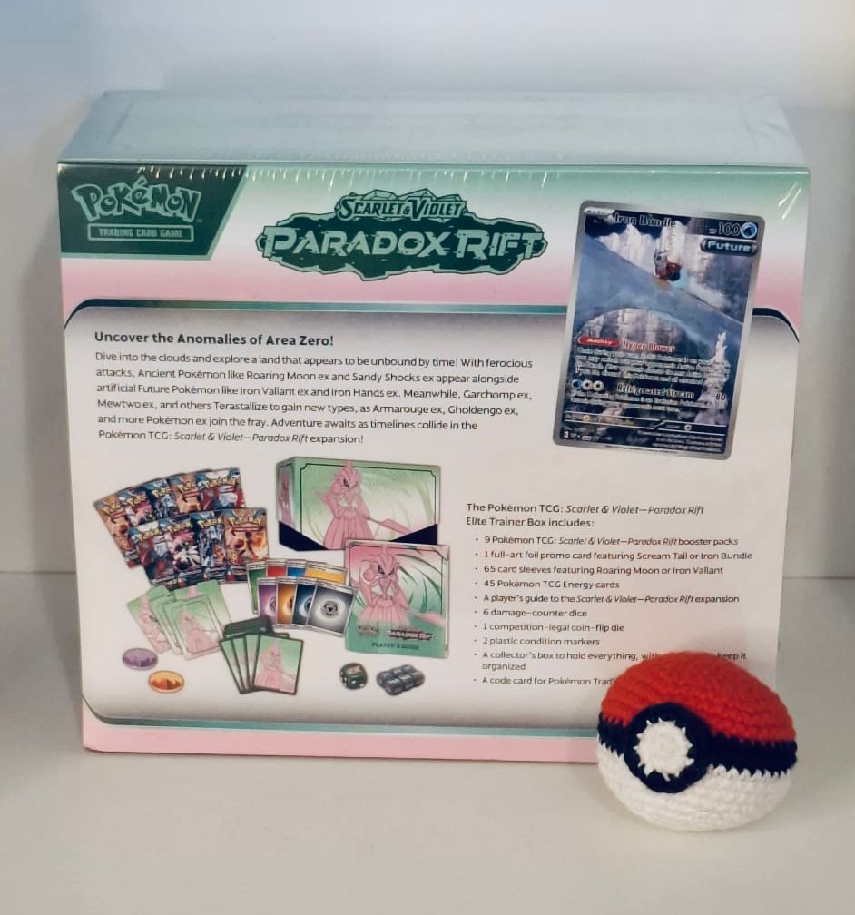 Pokemon TCG: Paradox Rift Iron Valiant Elite Trainer Box - ETB SEALED