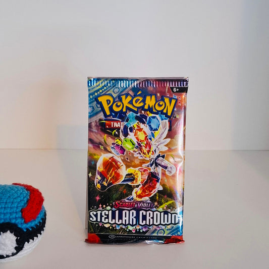 Pokémon Card Stellar Crown booster pack new & sealed!