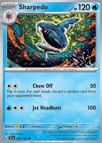 #043 Sharpedo  Temporal Forces