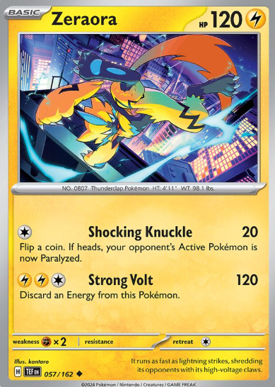 #057 Zeraora  Temporal Forces