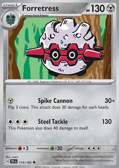 #110 Forretress Temporal Forces