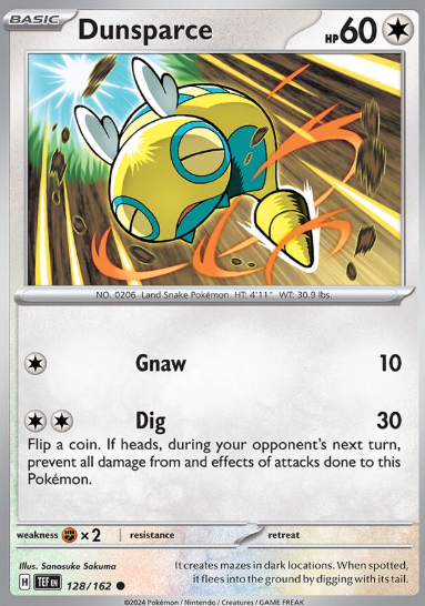 #128 Dunsparce Temporal Forces