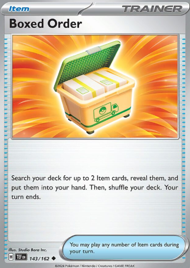 #143 Boxed Order Temporal Forces