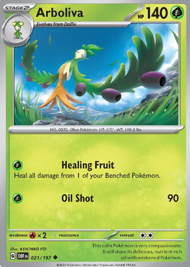 #021 Arboliva Obsidian Flames