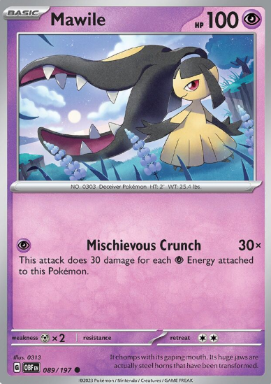 #089 Mawile Obsidian Flames