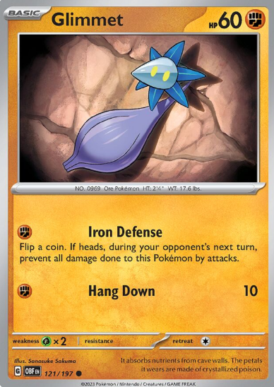 #121 Glimmet Obsidian Flames