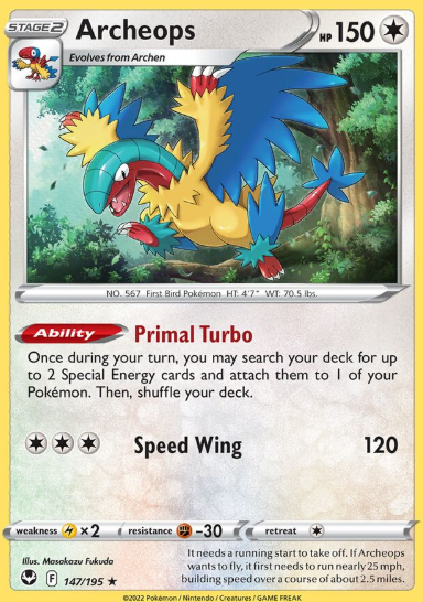 #147 Archeops Silver Tempest