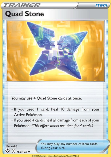 #163 Quad Stone Silver Tempest